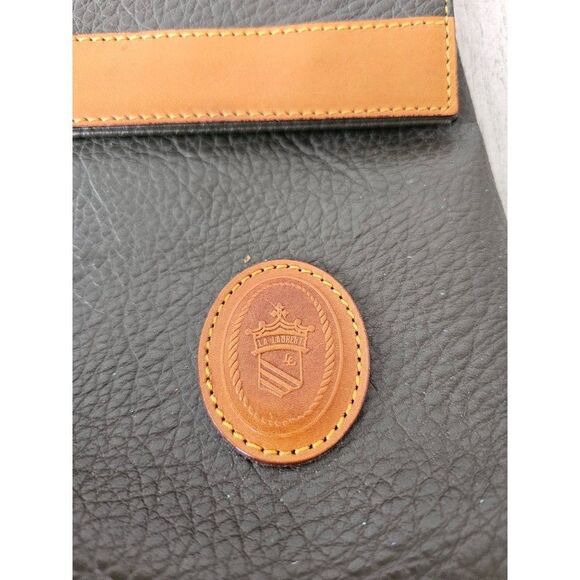 La Laurent vintage clutch purse‎ carry leather brown - Picture 2 of 11